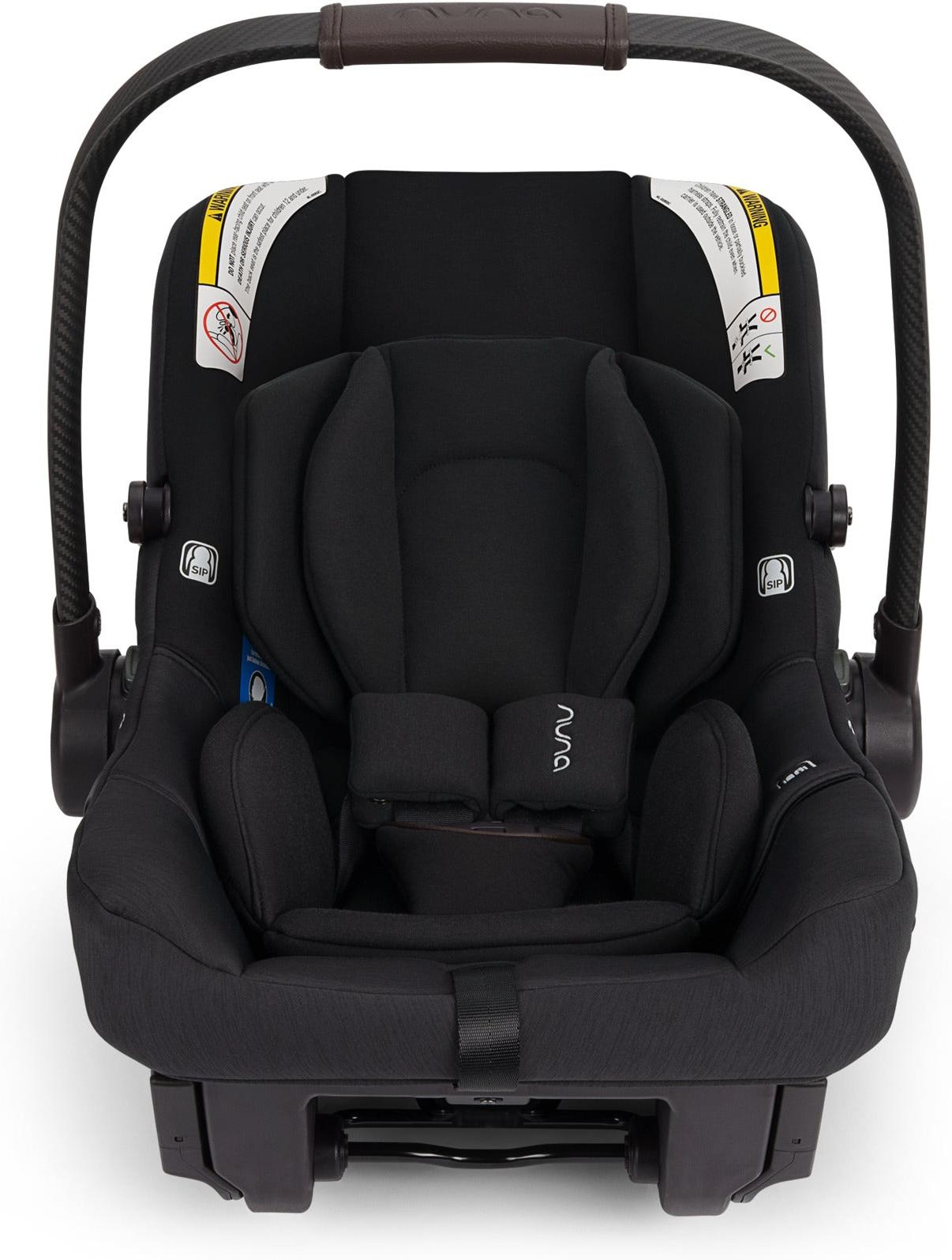 NUNA TRIV LX stroller + Pipa URBN car seat Travel System | Caviar