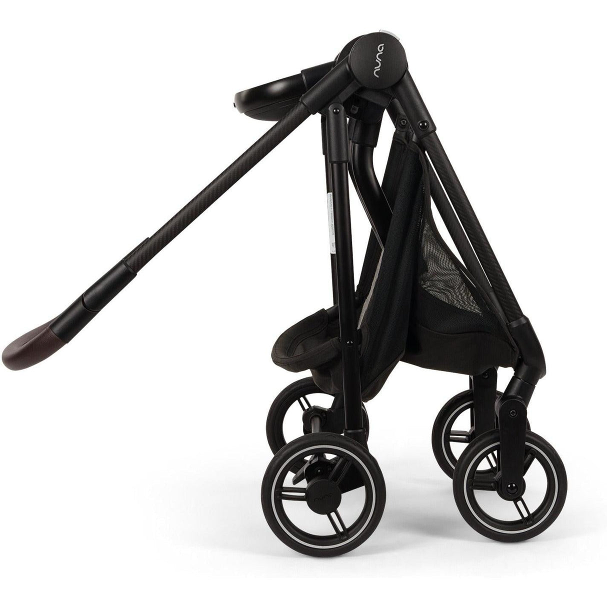 NUNA Flex System Stroller Frame + PIPA Series Car Seat Adapter | Caviar