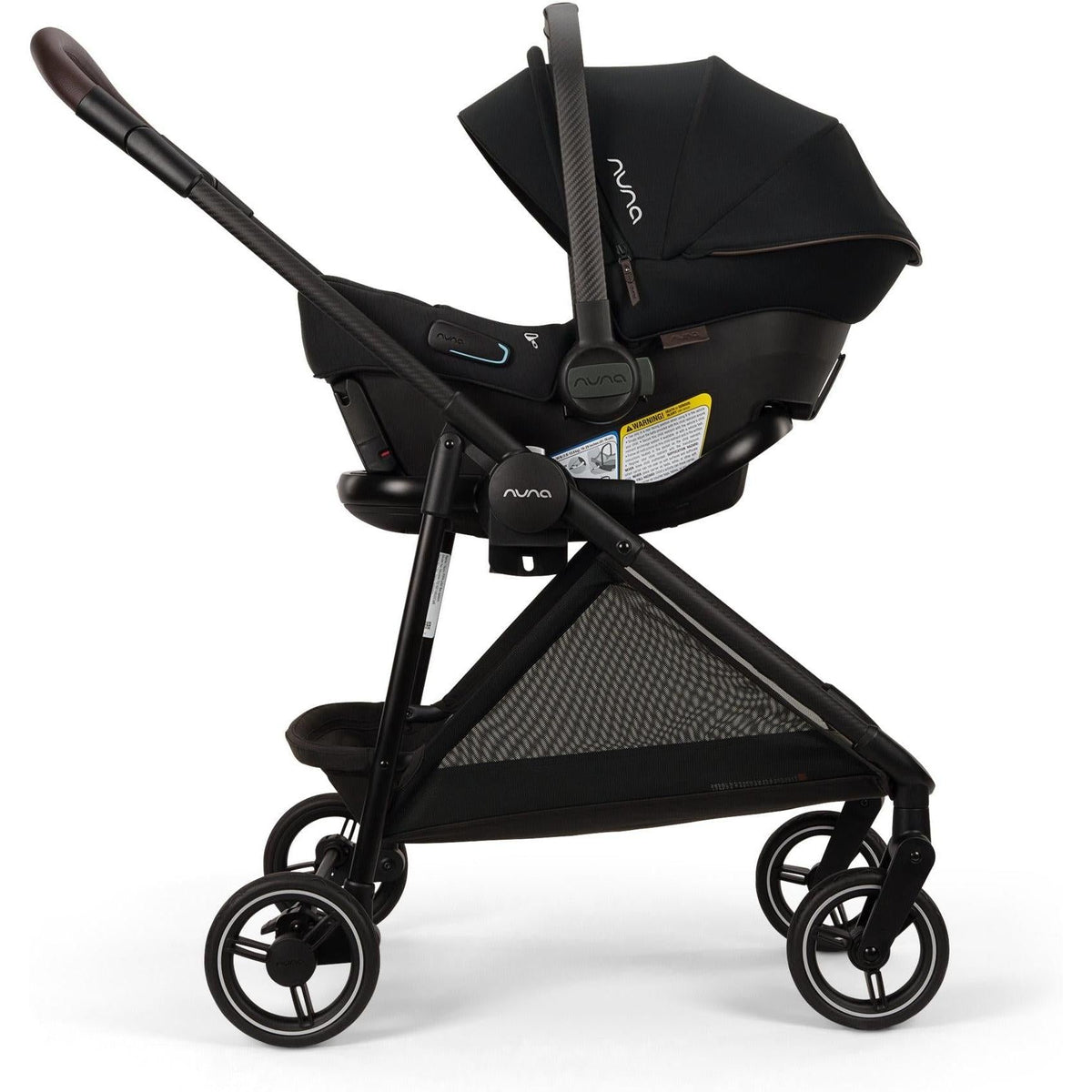 Nuna URBN Flex System | stroller frame, PIPA™ urbn car seat, ring adapter and carry bag