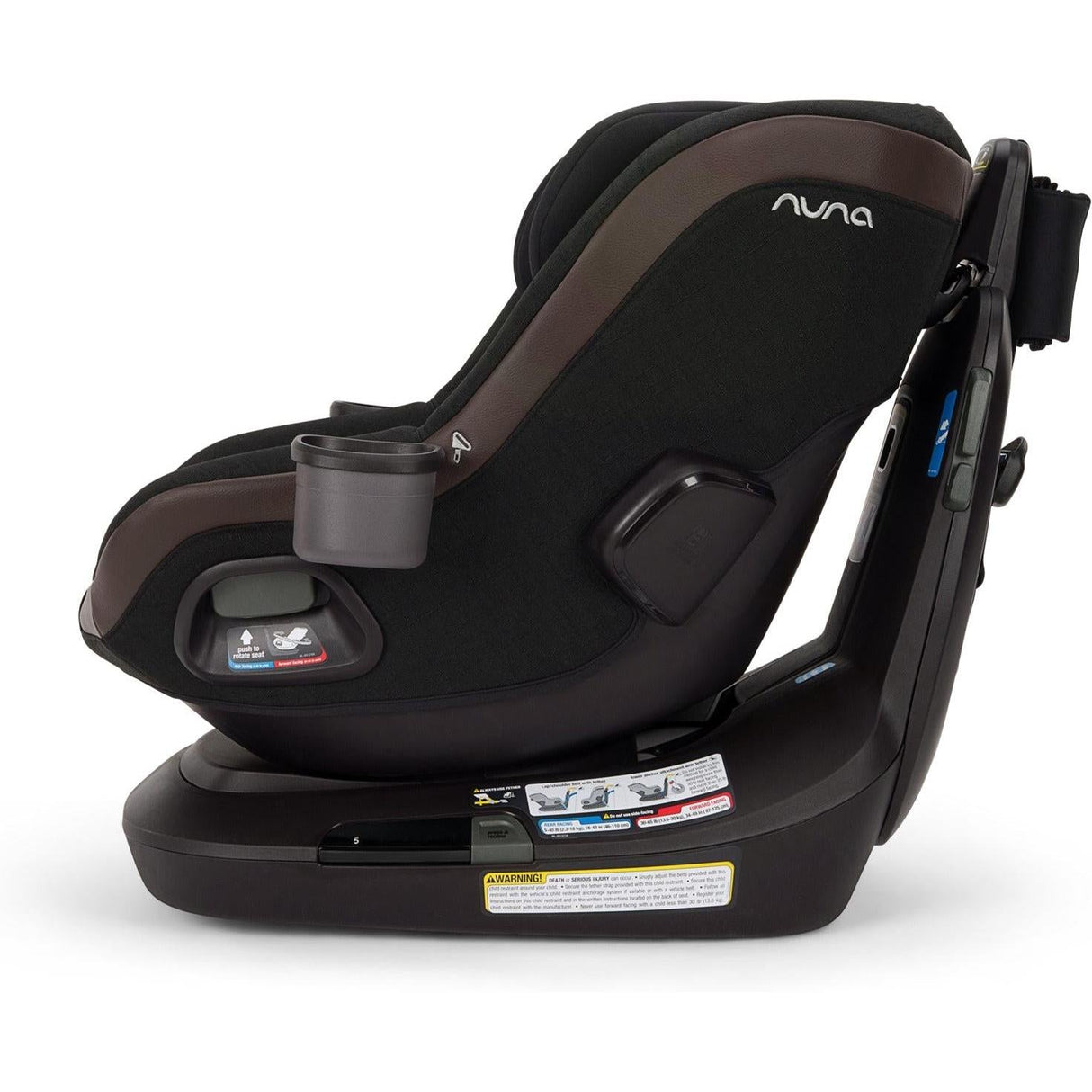 NUNA REVV Maxx Rotating Convertible Car Seat with cupholder