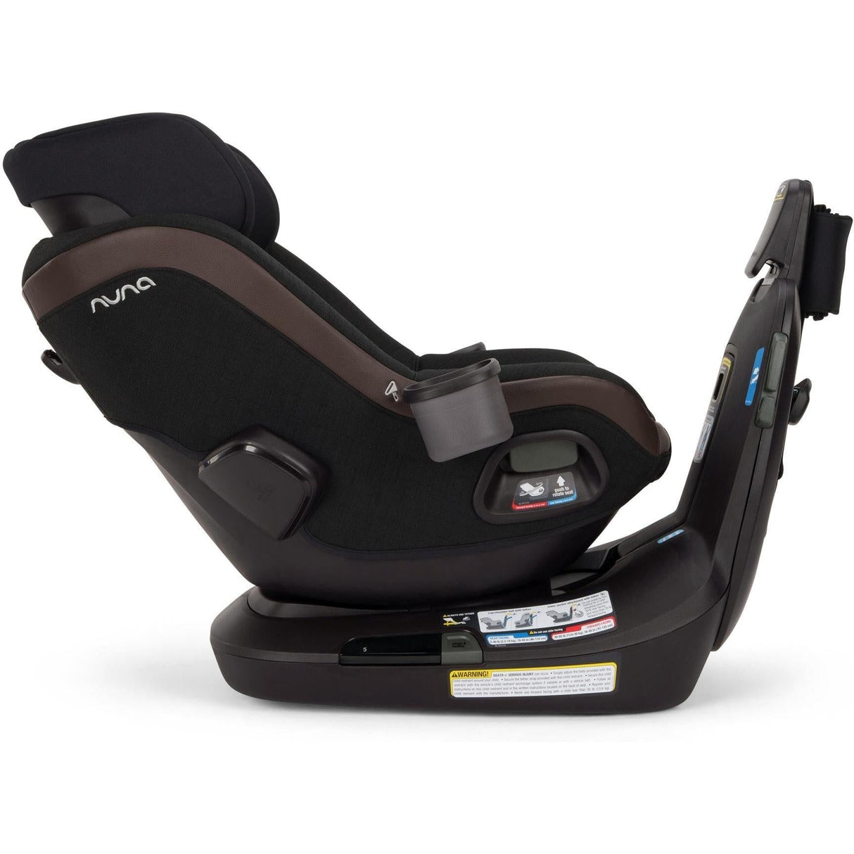 NUNA REVV Maxx Rotating Convertible Car Seat with cupholder