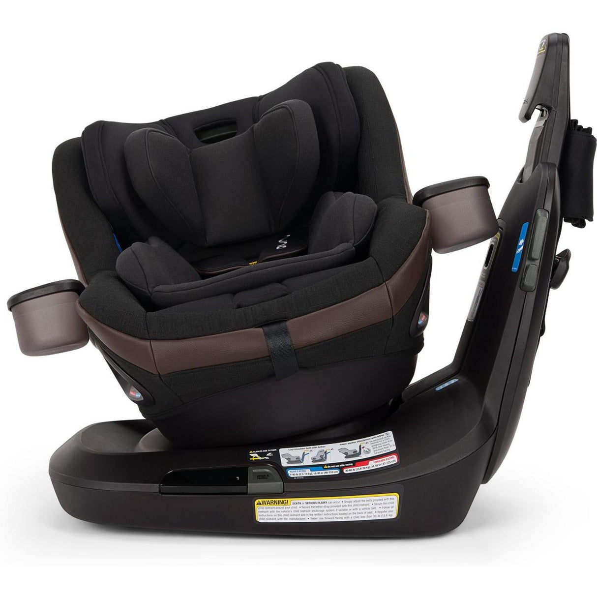 NUNA REVV Maxx Rotating Convertible Car Seat with cupholder