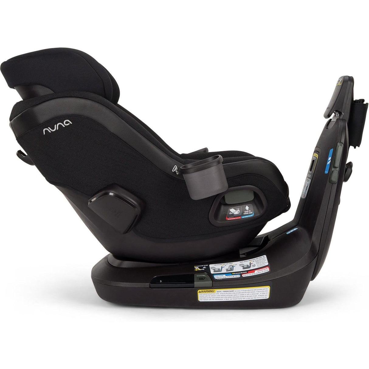 NUNA REVV Maxx Rotating Convertible Car Seat with cupholder