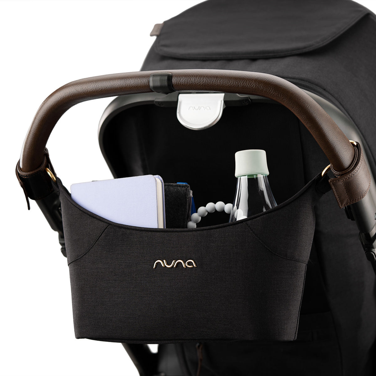 NUNA Stroller Organizer | Caviar (Chocolate)