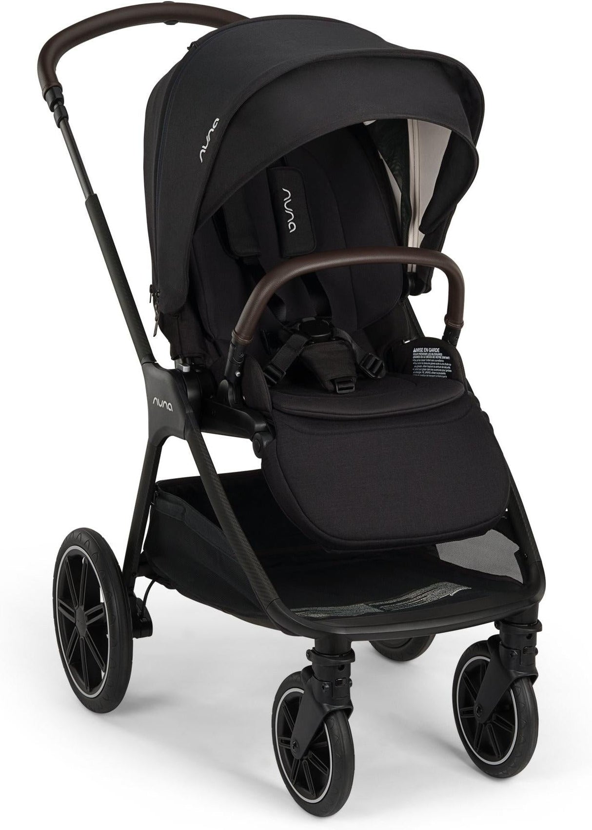 NUNA TRIV LX stroller + Pipa URBN car seat Travel System | Caviar