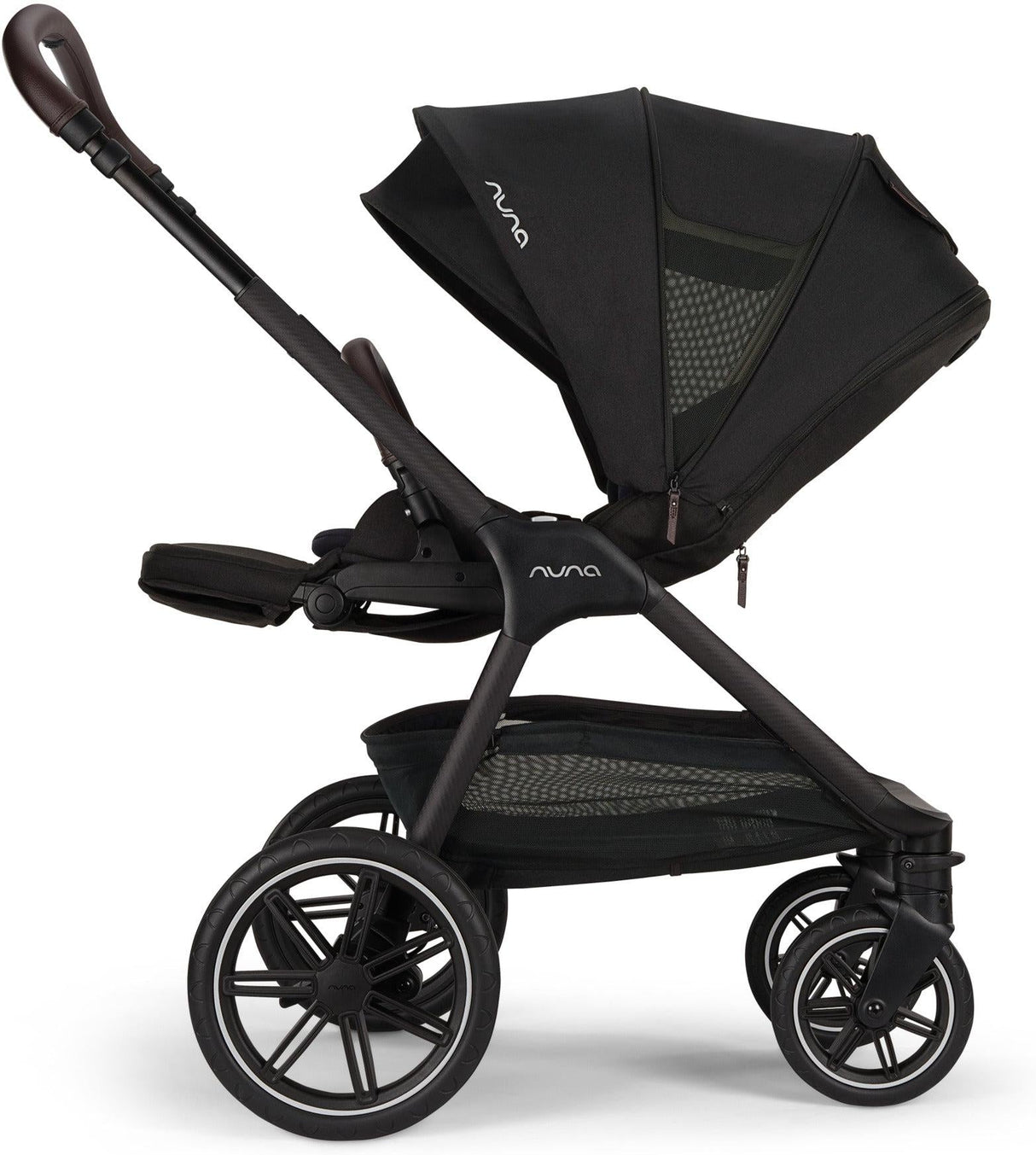 NUNA TRIV LX stroller + Pipa URBN car seat Travel System | Caviar