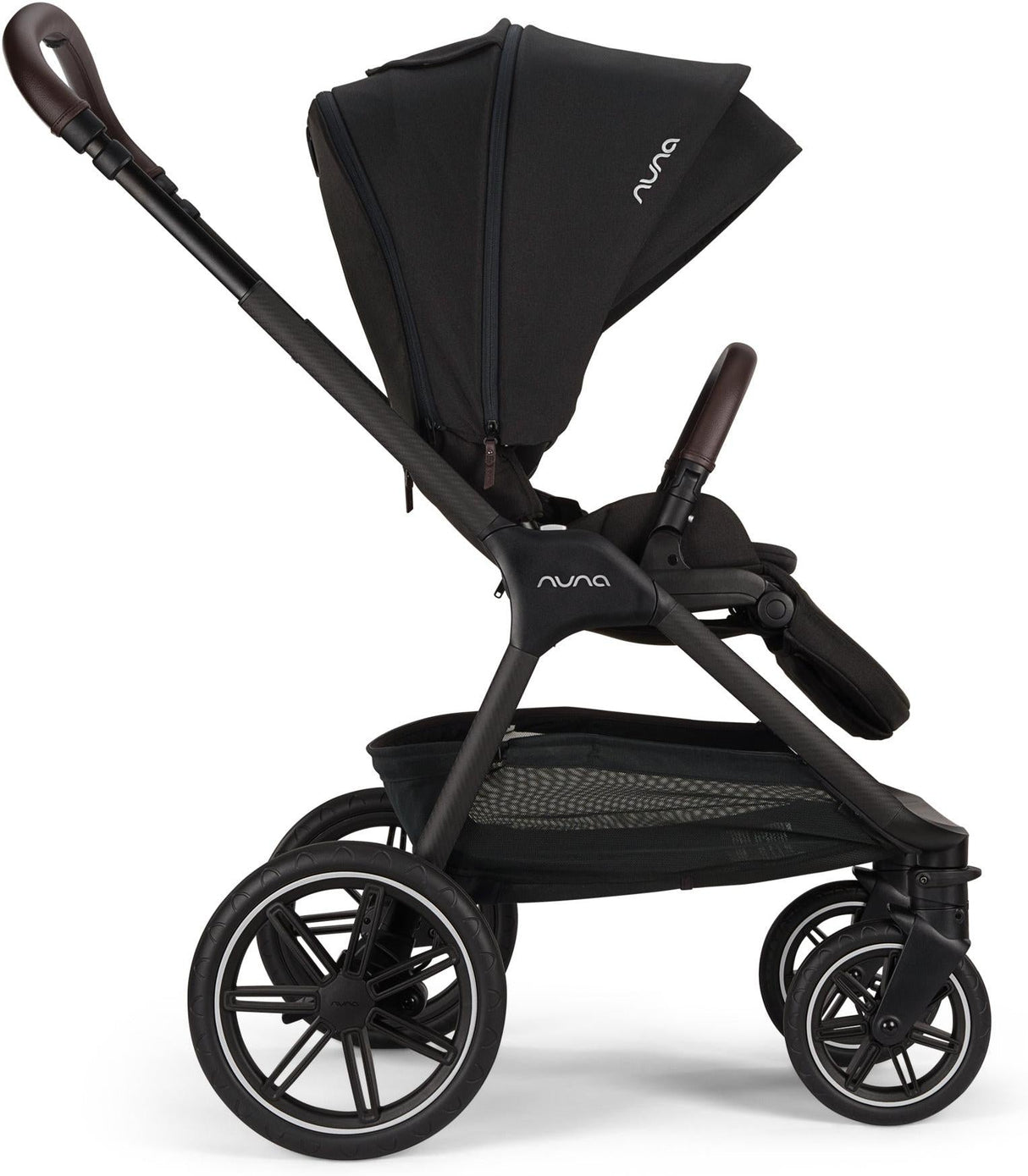 NUNA TRIV LX stroller + Pipa URBN car seat Travel System | Caviar