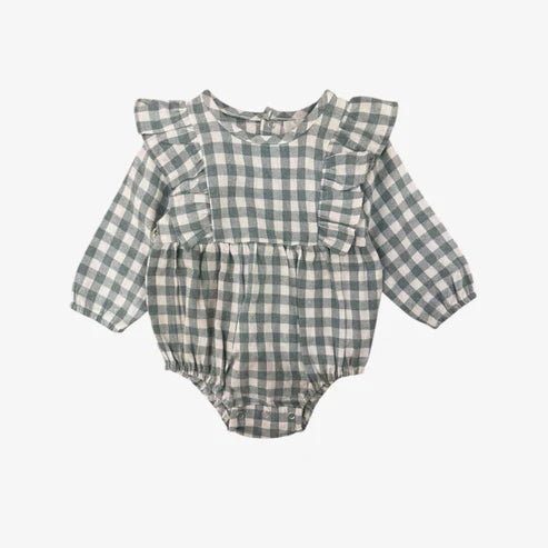 Velvet Fawn Velvet Fawn Vivian Bubble | Green Plaid Flannel