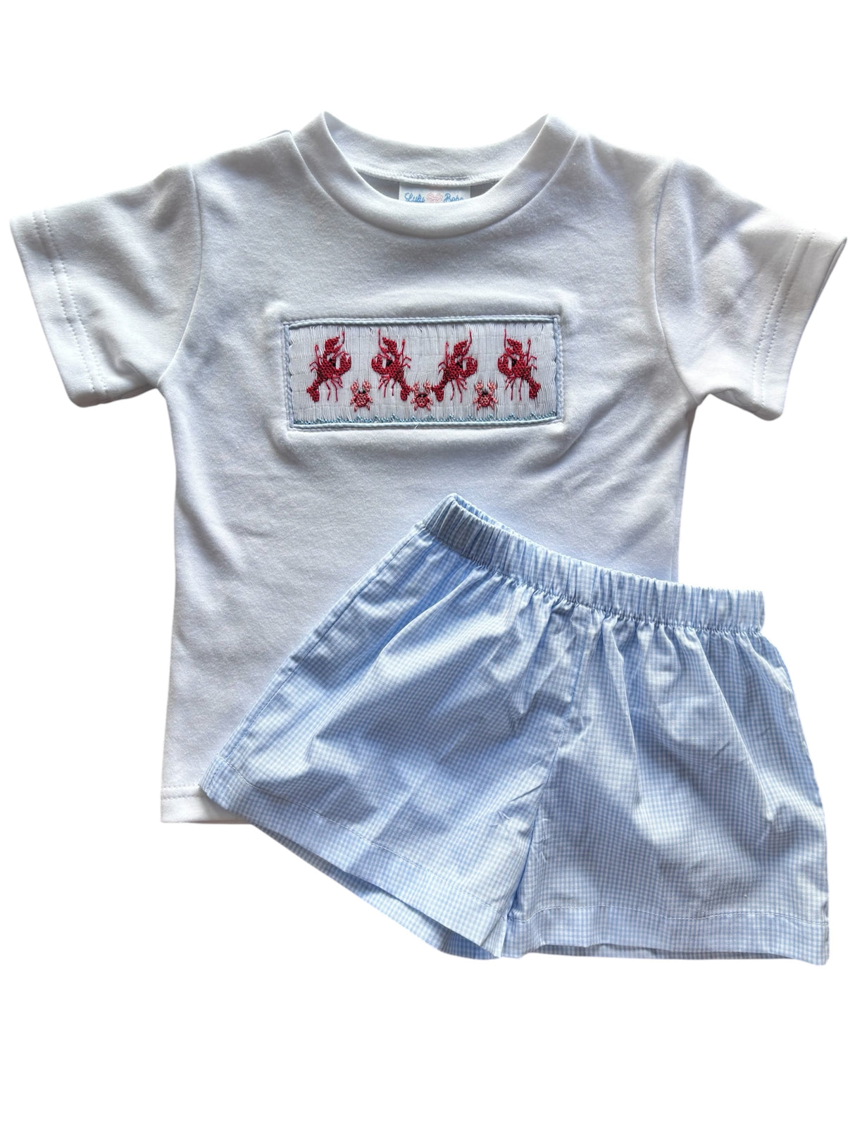 Lulu Bebe Crawfish Smock Shirt and Shorts Set | 26 Collection