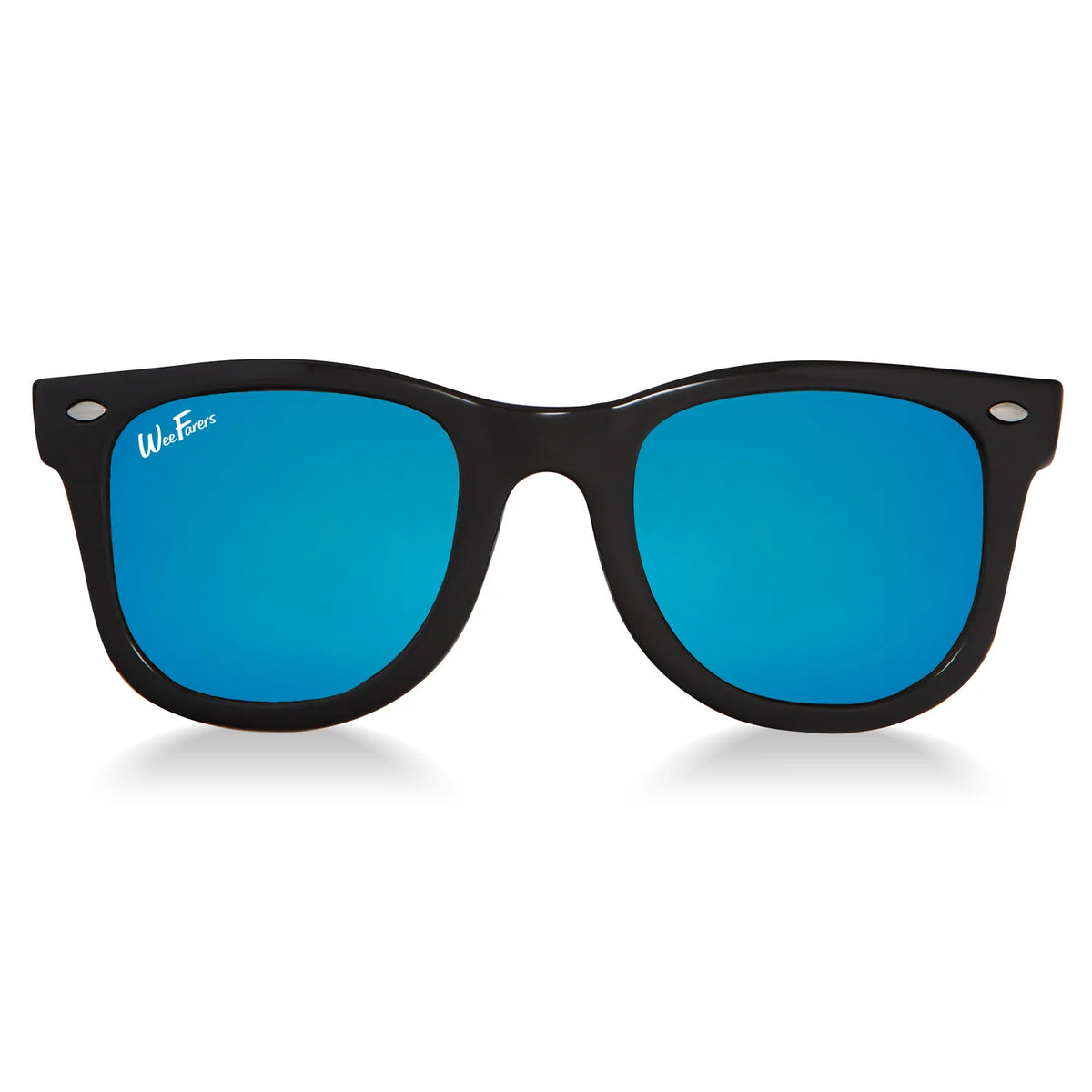 WeeFarers Polarized Children's Sunglasses | Black with Ocean Blue