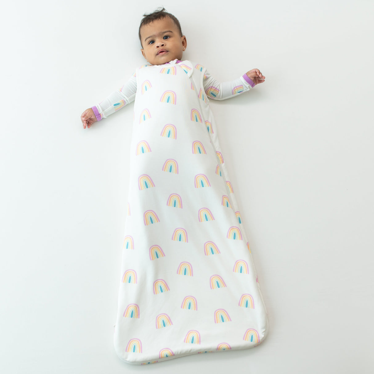 Kyte Baby Bamboo Sleep Bag 1.0 TOG | Poi Rainbow