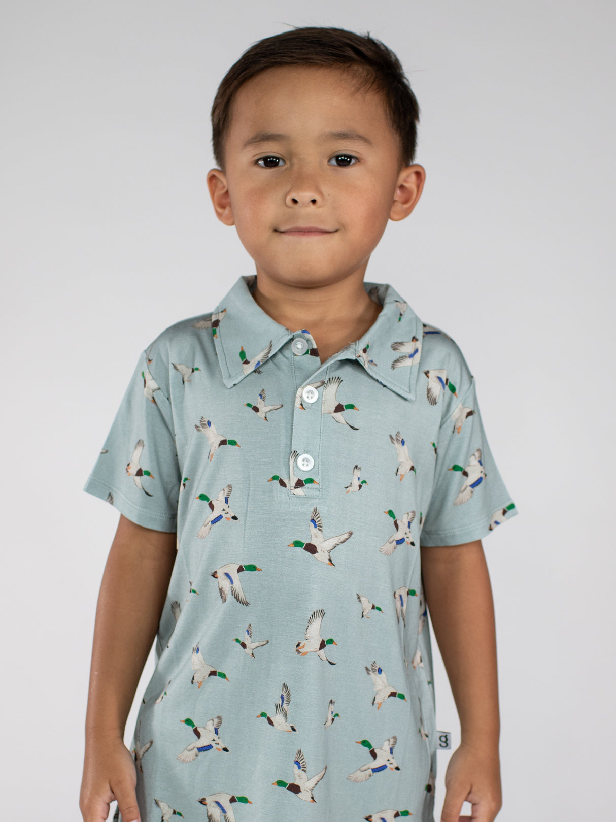 Goosies Mallards Bamboo Short Sleeve Polo Shirt