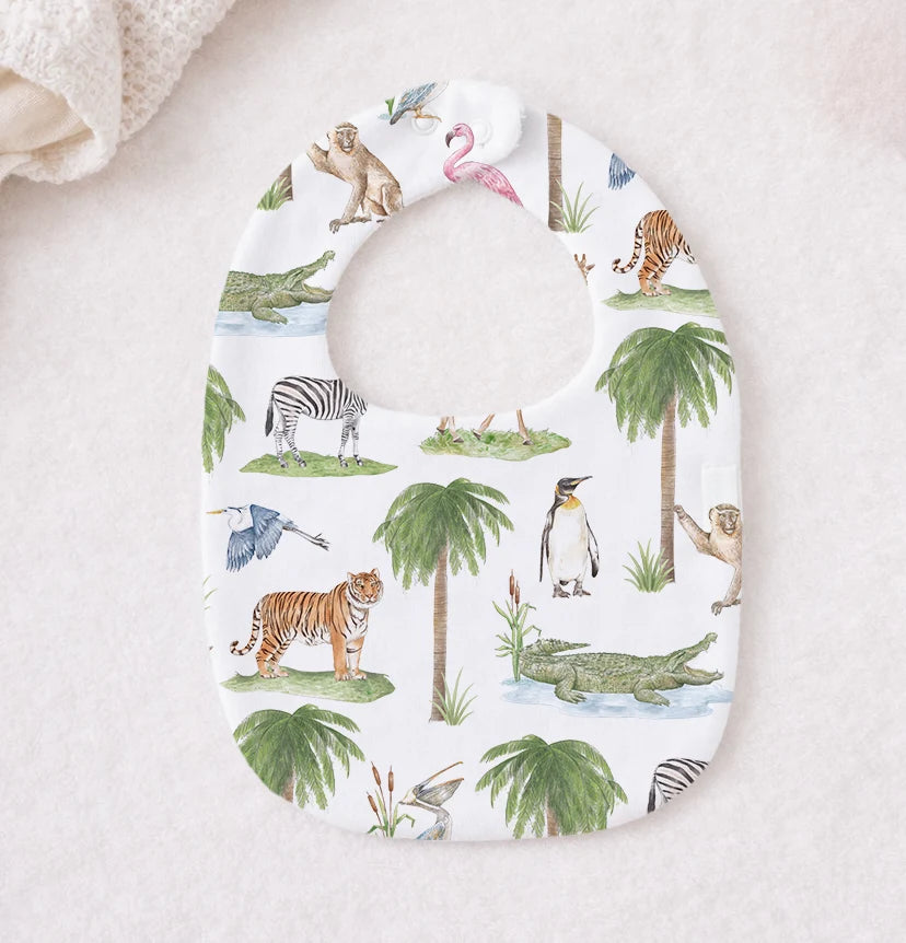 Nola Tawk Go Wild Organic Cotton Bib