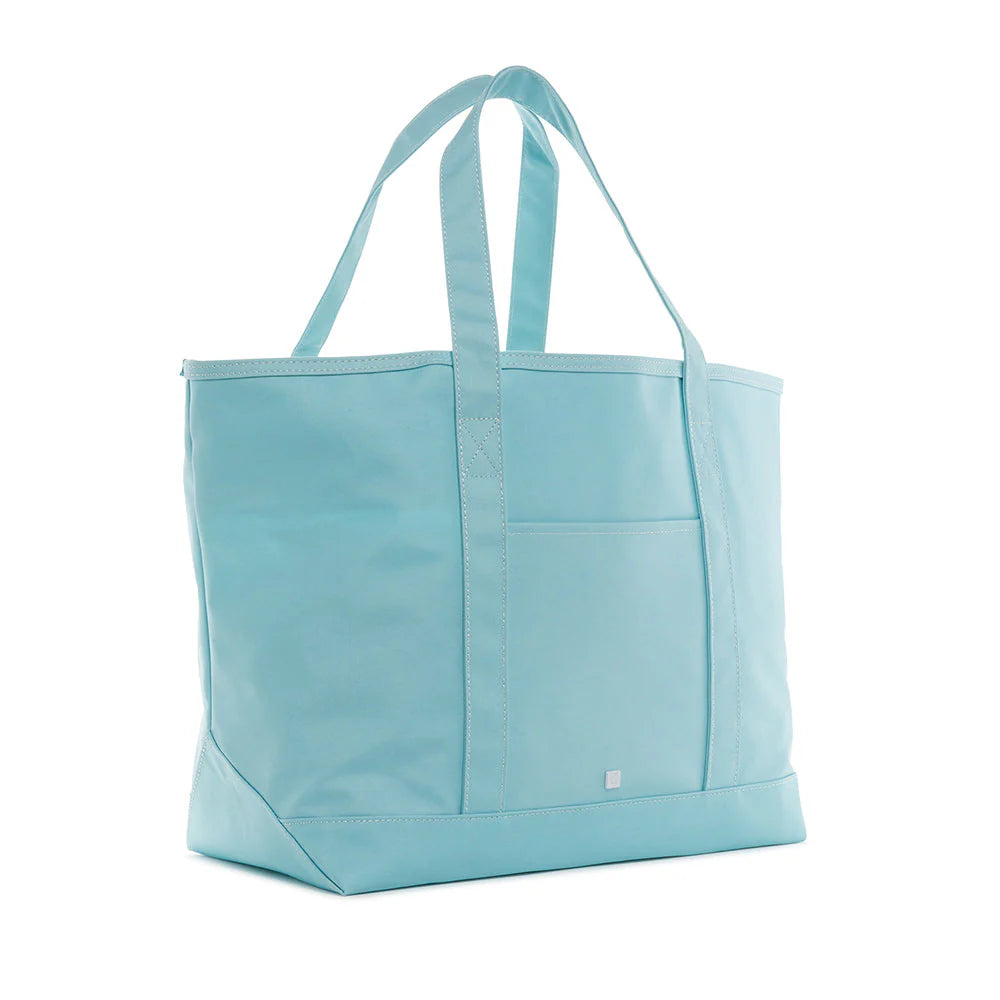 TRVL Design Maxi Tote Coated Canvas Large | Lake Blue