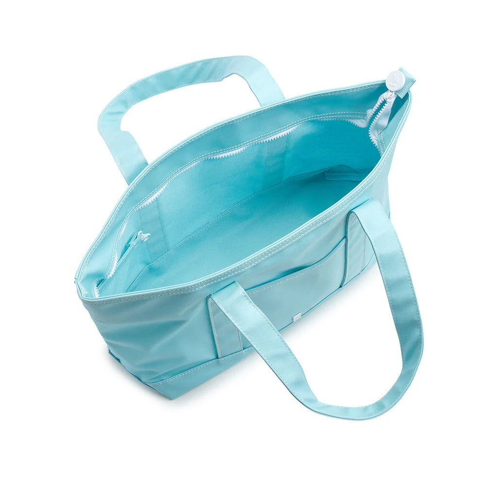 TRVL Design Maxi Tote Coated Canvas Large | Lake Blue