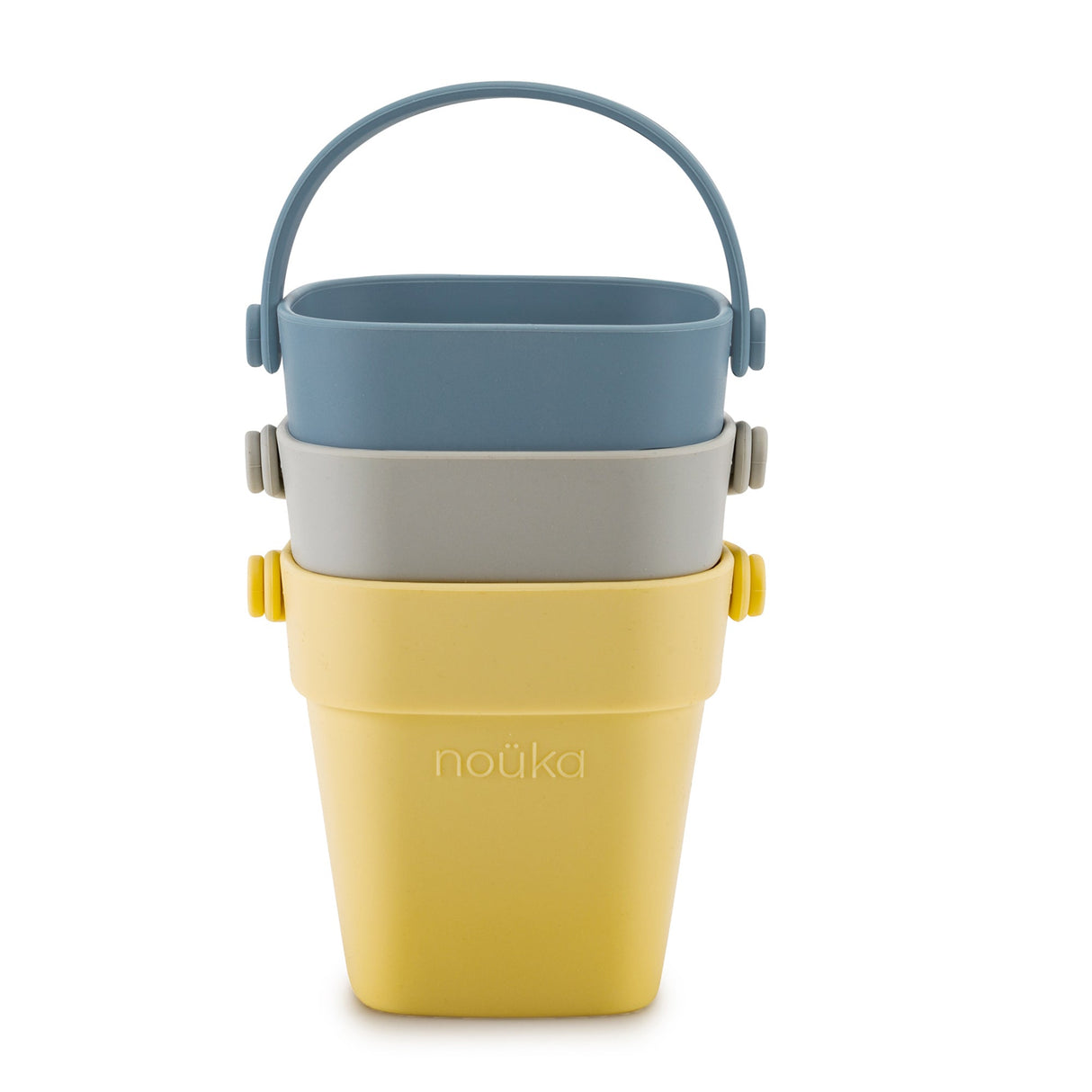 nouka Silicone Tiny Bath Stacking Buckets