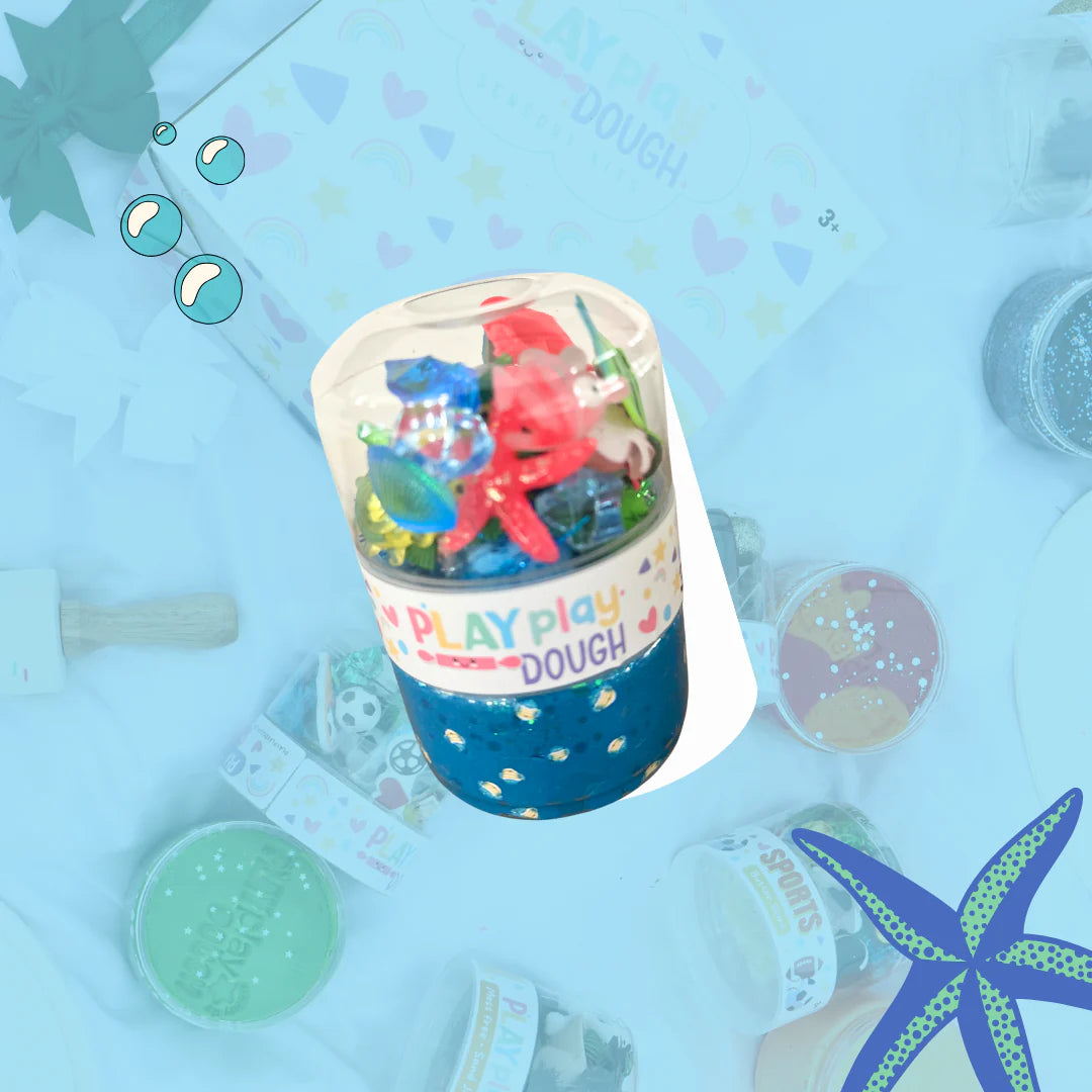 Play Play Dough Ocean Play Dough Sensory Jar