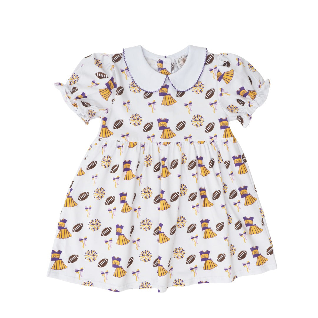 Cypress Row LSU Varsity Purple Collins Classic Dress