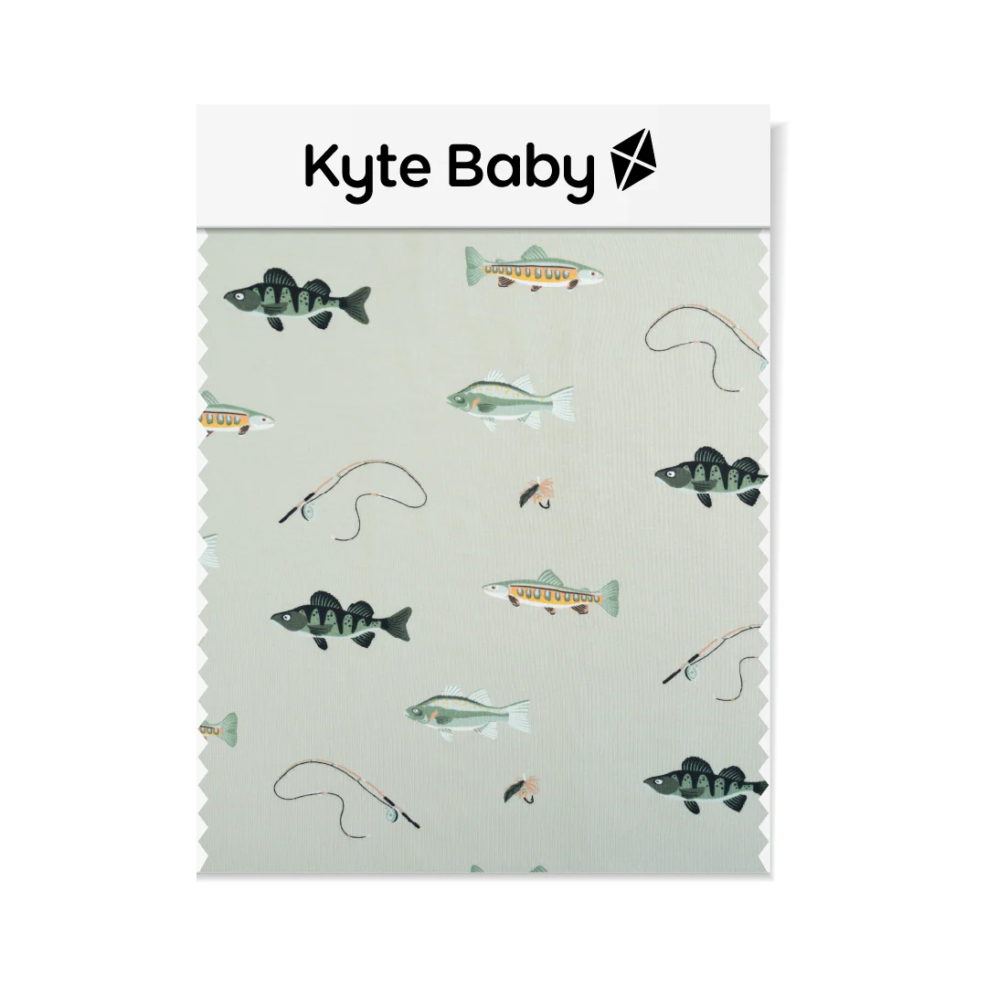 Kyte Bamboo Long Sleeve Toddler Pajamas | Fishing
