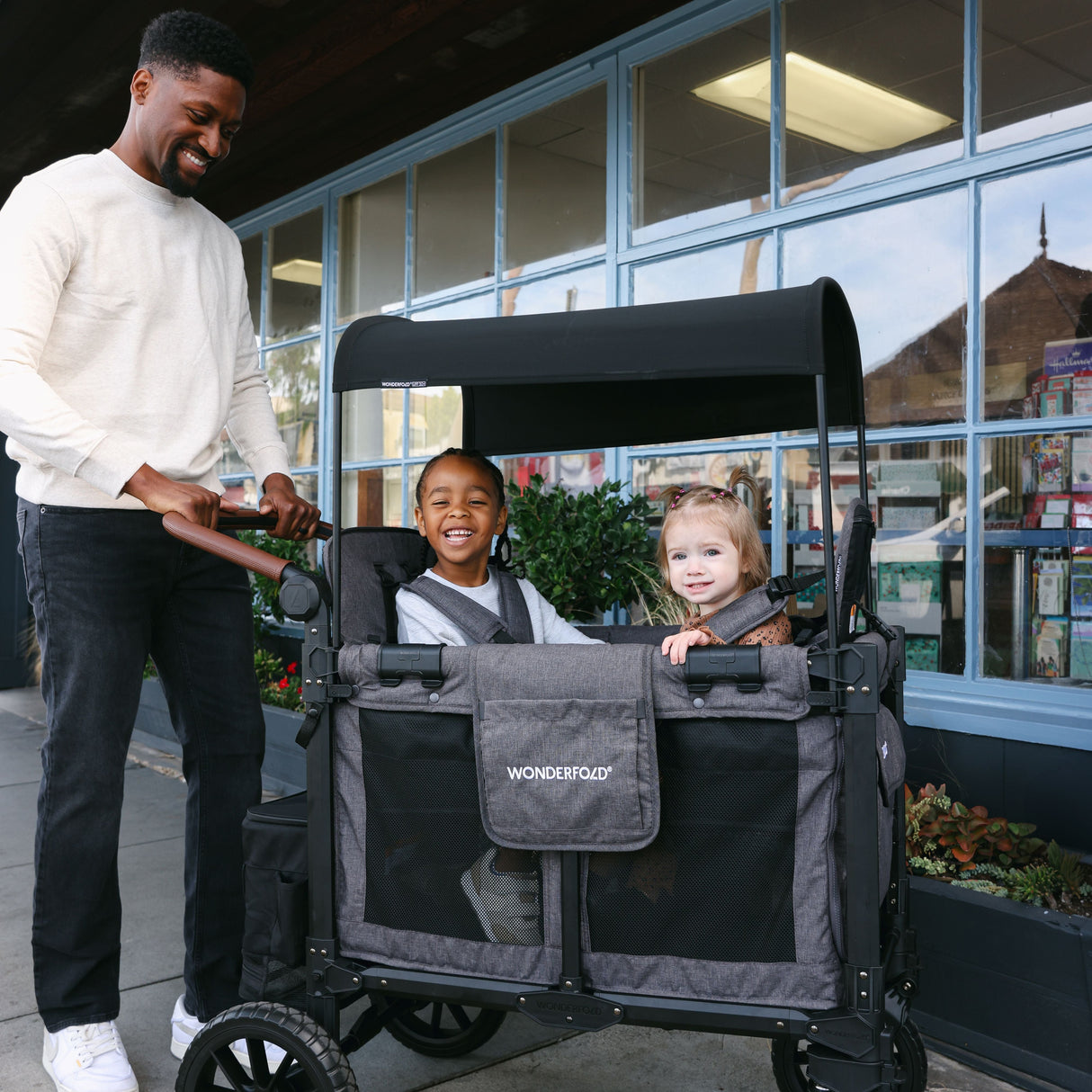 Wonderfold W2 Luxe Pro 2-Seater Stroller Wagon
