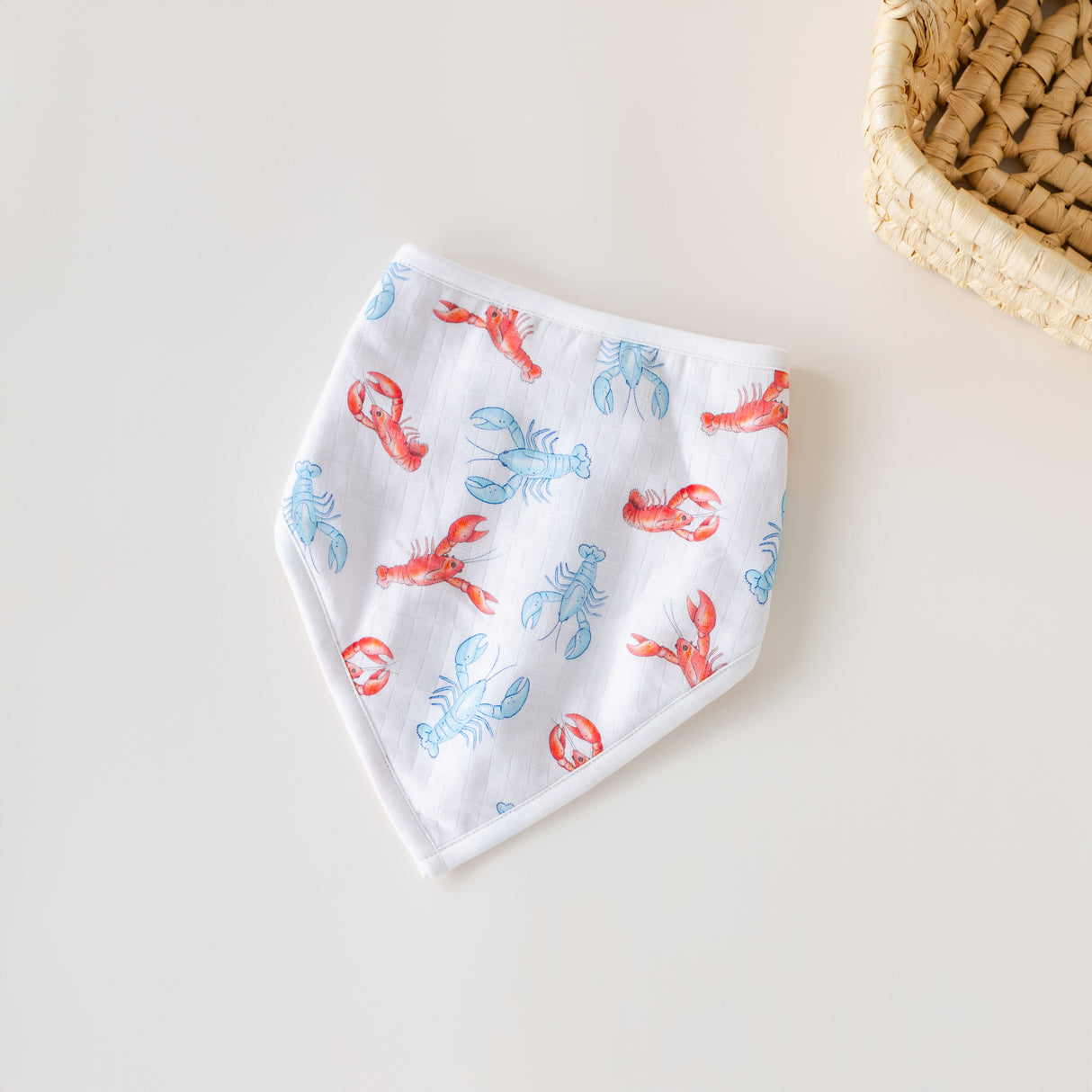 Nola Tawk Colorful Claws Organic Muslin Bib