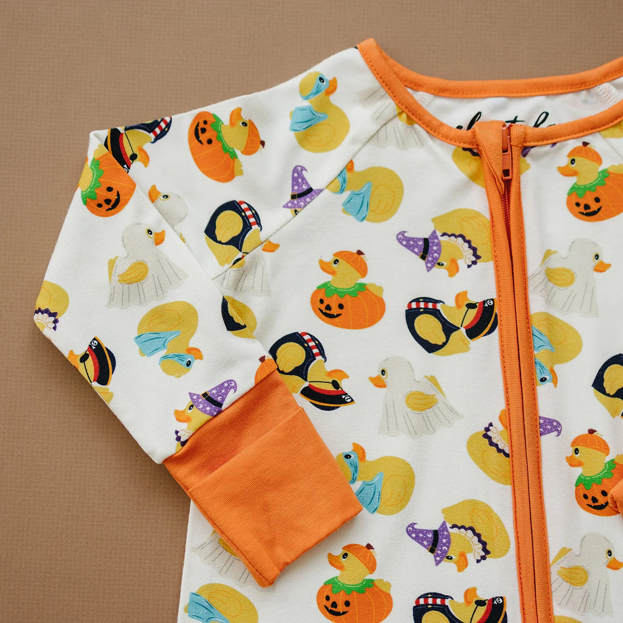 Velvet Fawn Spooky Quack-tacular Bamboo Zipper Pajama