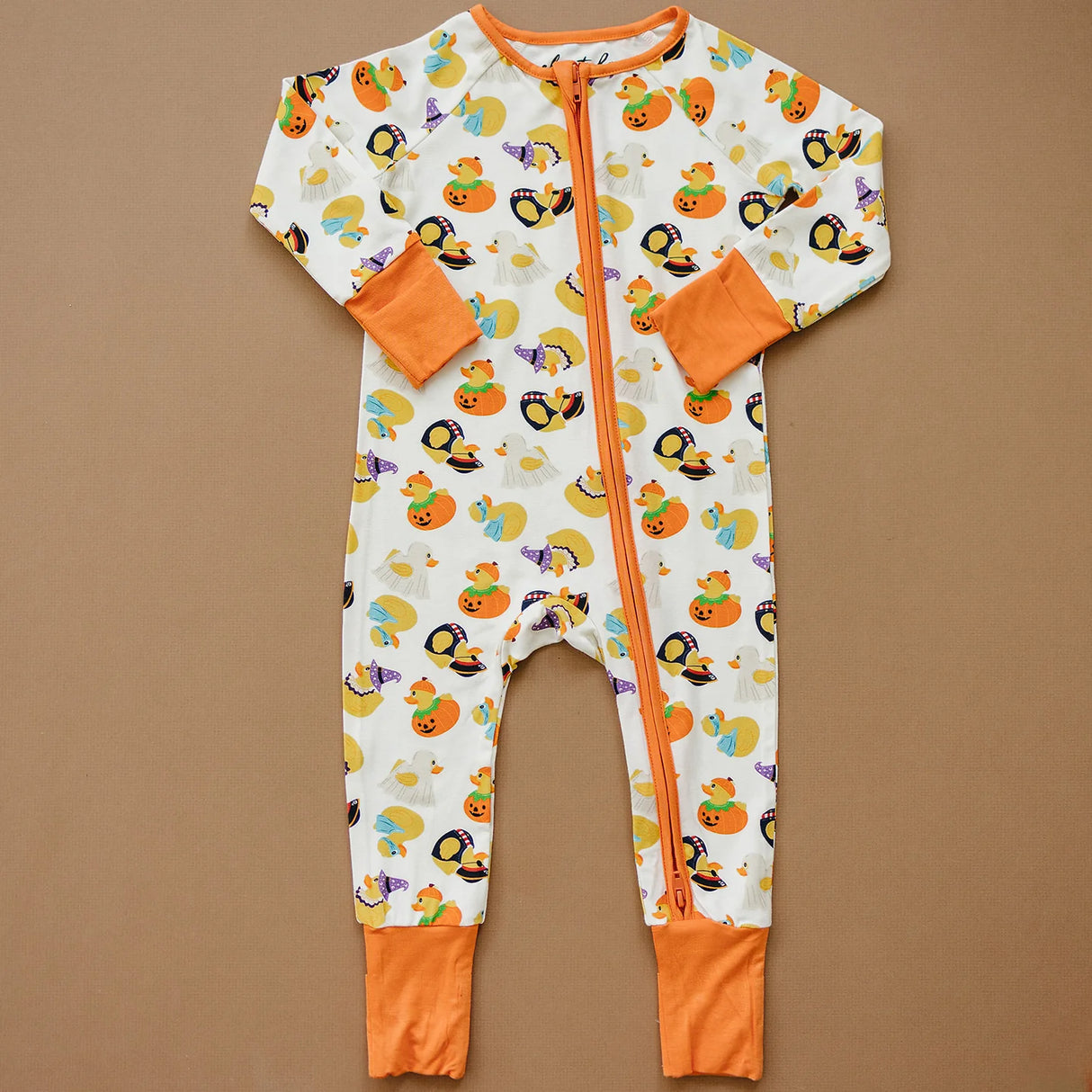 Velvet Fawn Spooky Quack-tacular Bamboo Zipper Pajama