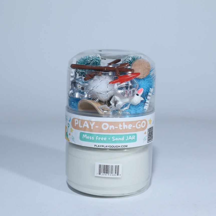 Play Play Dough Winter Play Dough Sensory Jar