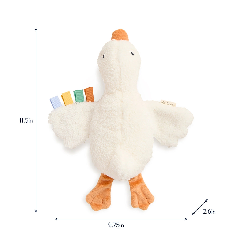 Itzy Ritzy Goose Bitzy Pal Natural Rubber Pacifier and Plush Toy