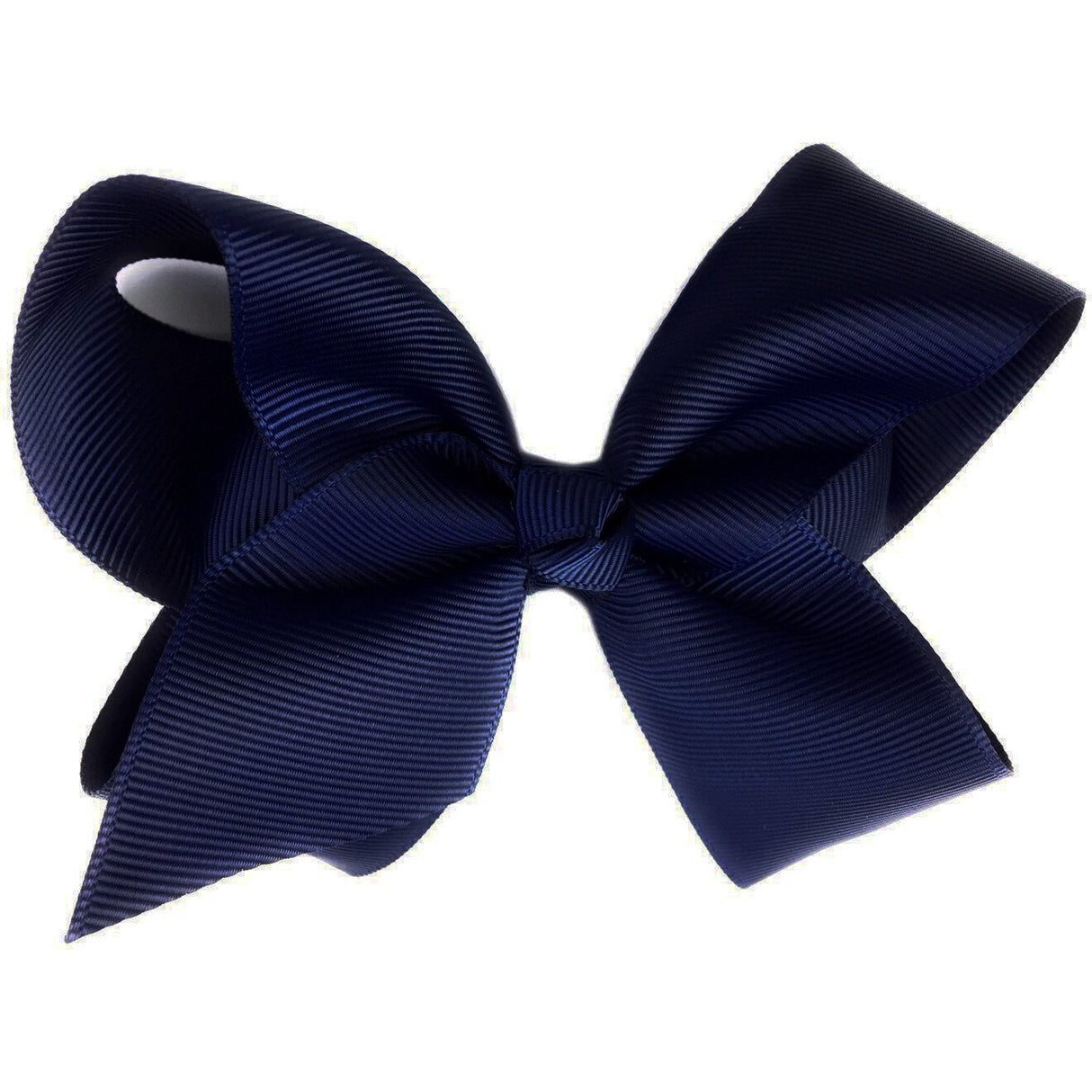 Baby Wisp Americana Grosgrain Ribbon Bow Alligator Clip Navy