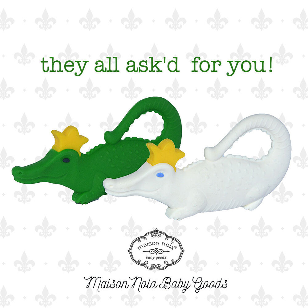 Alligator Silicone Teether