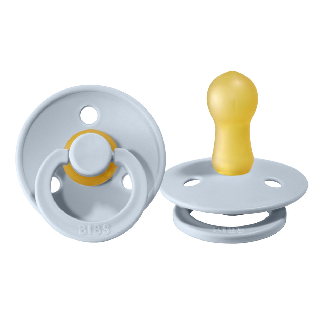 BIBS Natural Rubber Pacifier 2 PK (Size 1) -0-6 mo