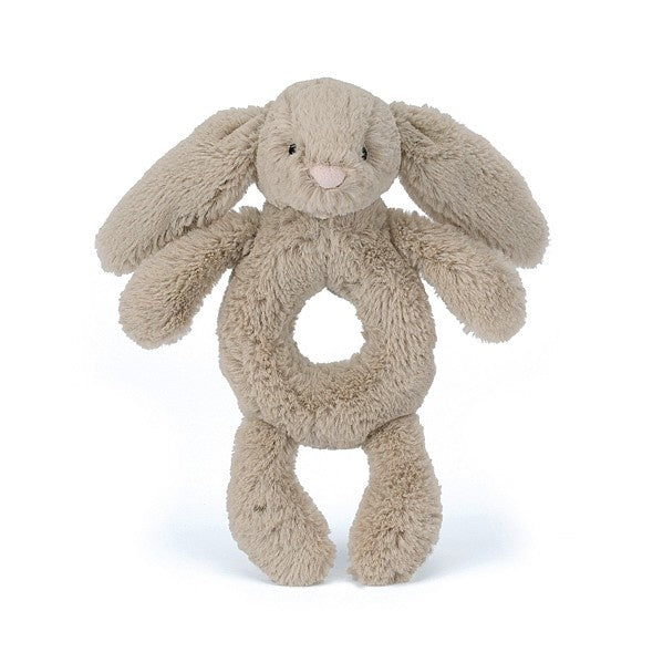 Jellycat Bashful Beige Bunny Soft Ring Rattle