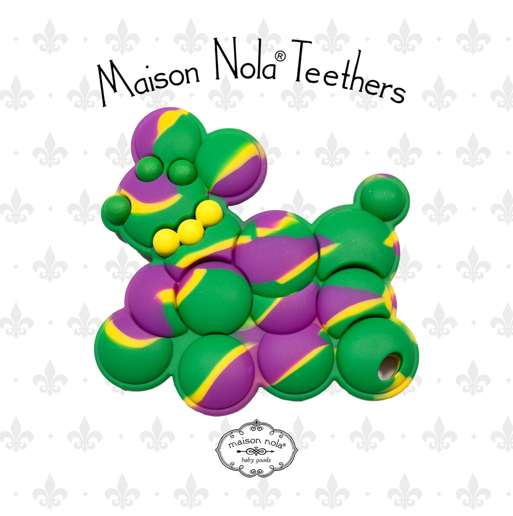Bead Dog Silicone Teether | Marble