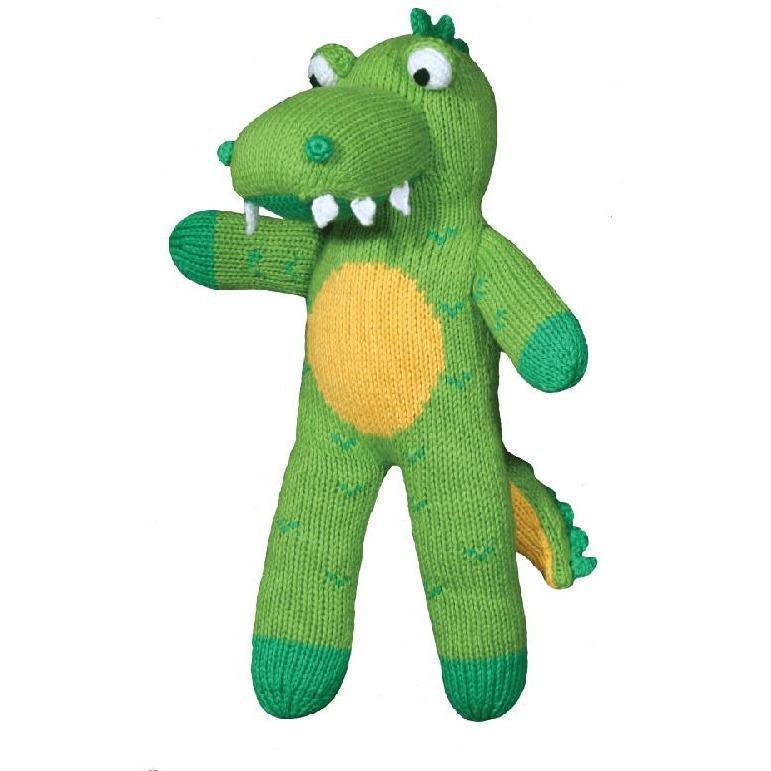 Zubels Big Al The Alligator Knit Rattle | 7 in