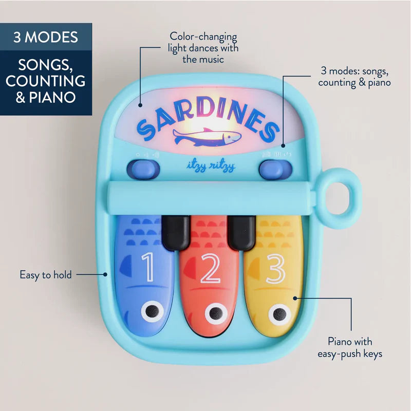 Bitzy Tunes™ Light-Up Interactive Piano Toy | Sardines