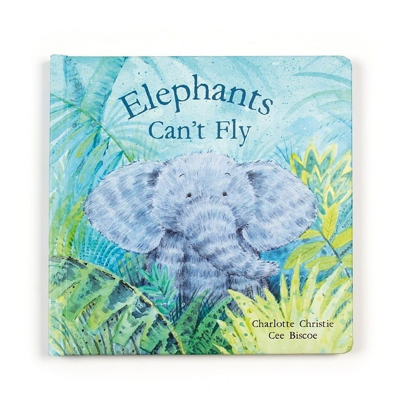 Jellycat Elephants Can't Fly board book