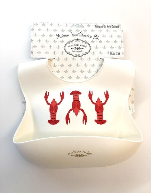 Crawfish Silicone Bib