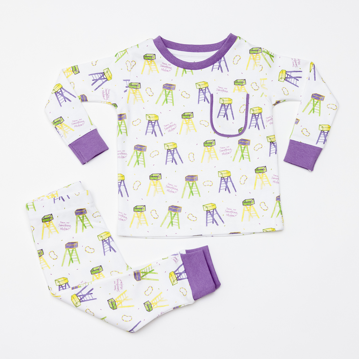 Throw Me Something Mister Organic Cotton Pajama Set