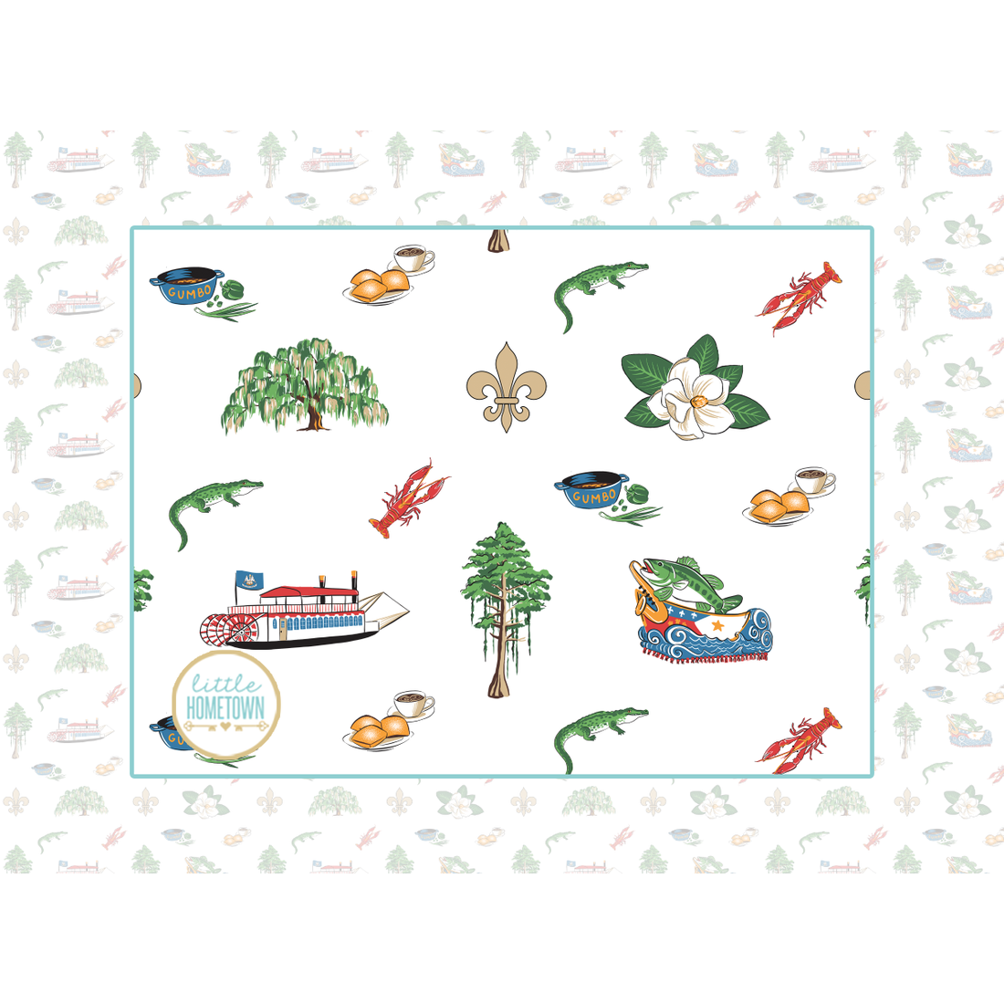 Louisiana Baby Bamboo Muslin Swaddle Blanket