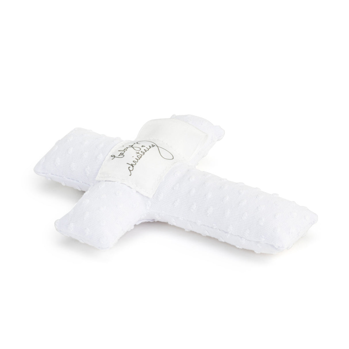 Demdaco Tender Blessings | Plush Comfort Cross Baby's Christening Gift