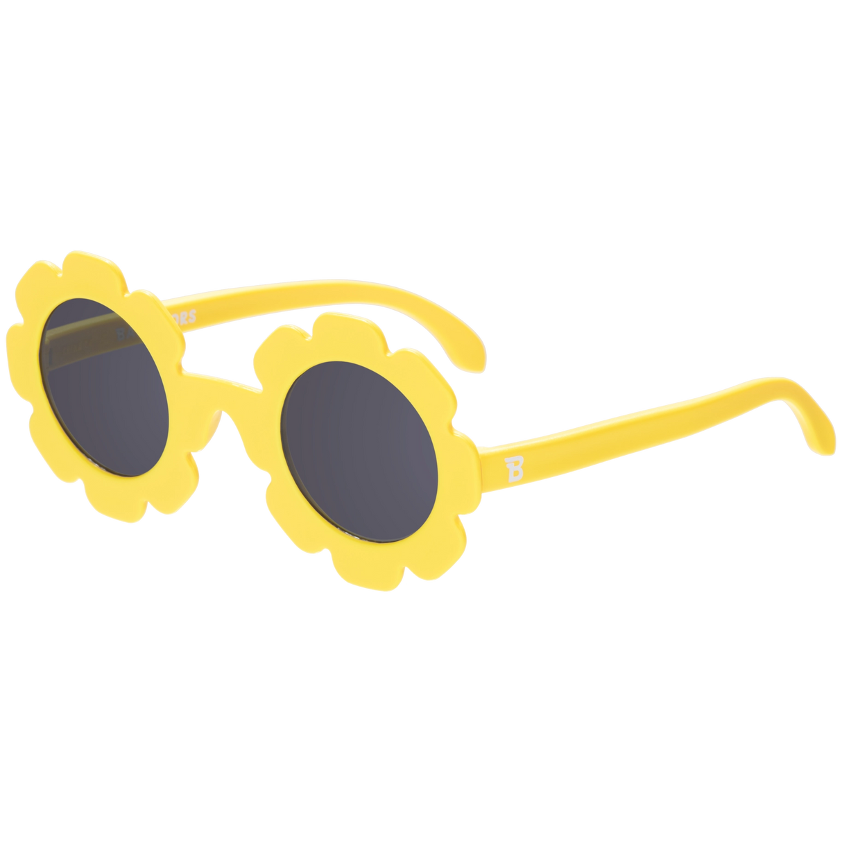 Babiators Neon Yellow Flower Kids UV Sunglasses | Hangtag