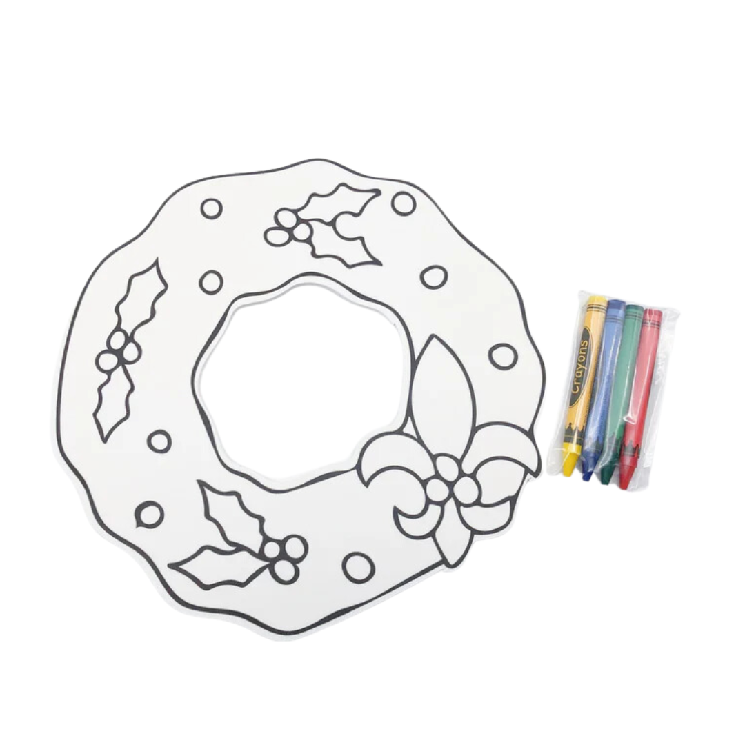 Christmas Wreath Coloring Kit