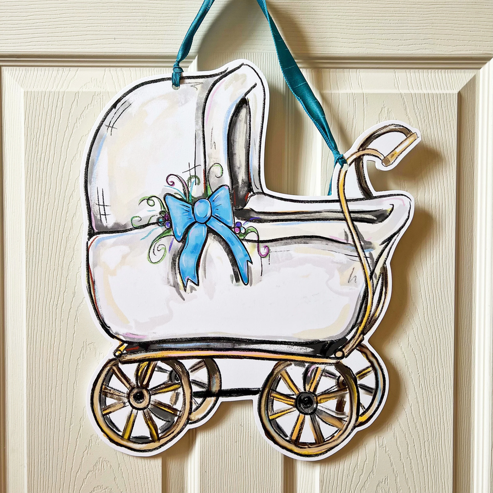 Baby Carriage Door Hanger (In Store Exclusive)