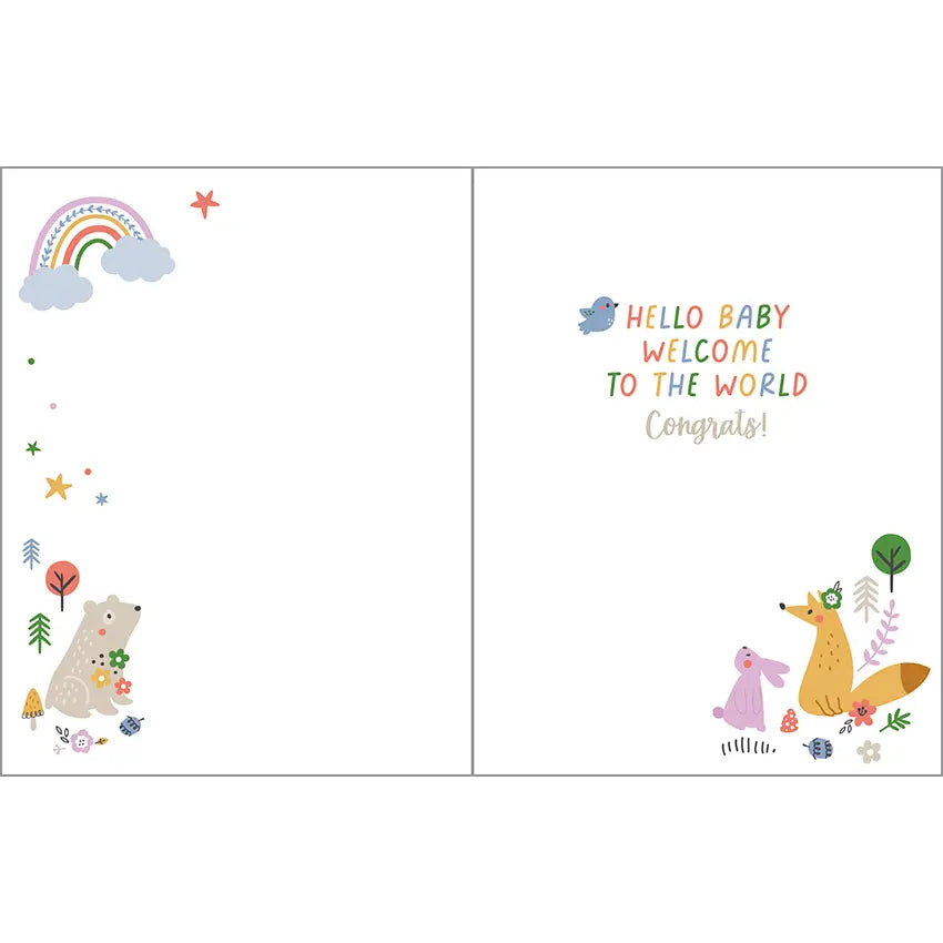 Gina B Designs Baby Greeting Card | Adventure Begins