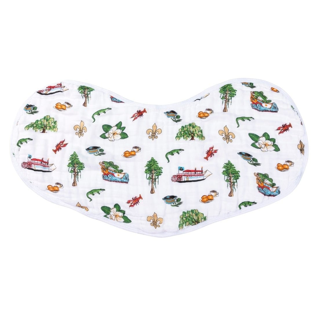 Louisiana Baby 2-in-1 Muslin Burp Cloth Bib