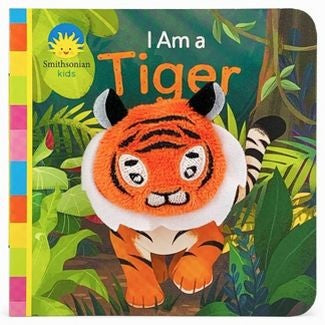 Smithsonian I am a Tiger Puppet Book