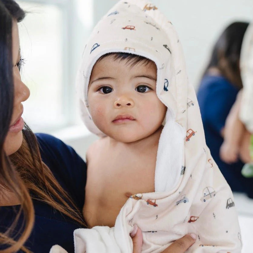 Saranoni Infant Hooded Towel | Cars