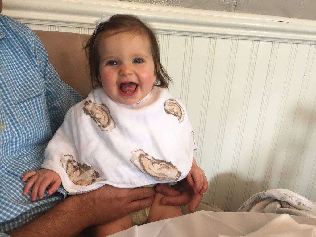 Aw Shucks! Oyster 2-in-1 Burp Cloth Bib