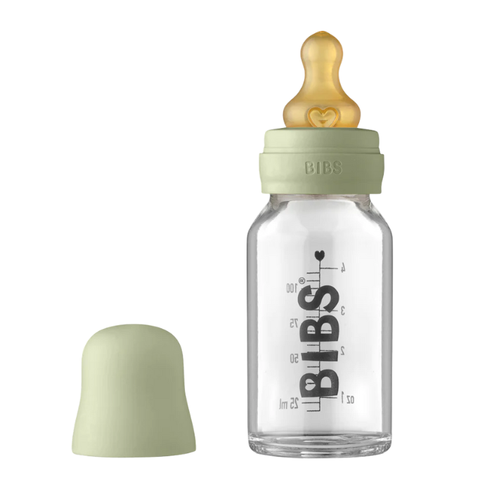 BIBS Anti-Colic Baby Glass Bottle Complete Set 110ml